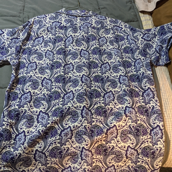 Daniel cremieuk 80's button down shirt short sleev - Picture 3 of 3